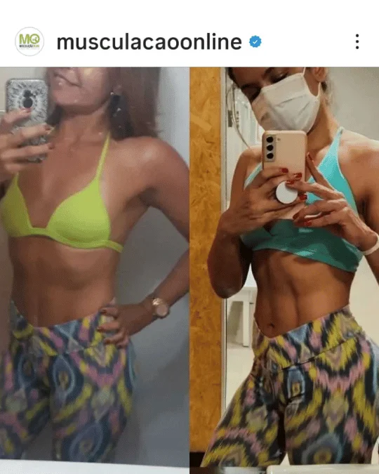 Resultado ganho de massa feminina