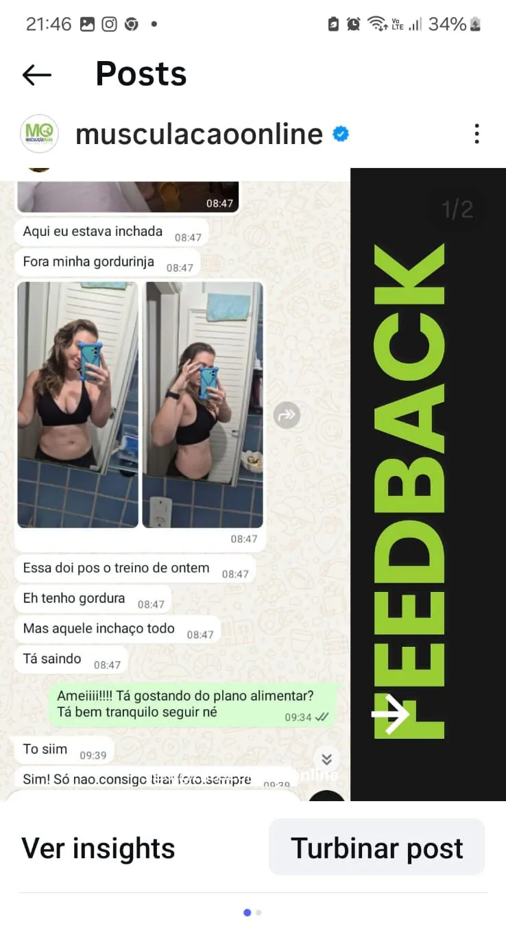 Flavinha — antes e depois