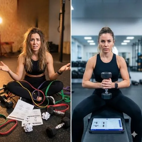 Comparação: Treino confuso vs Treino focado