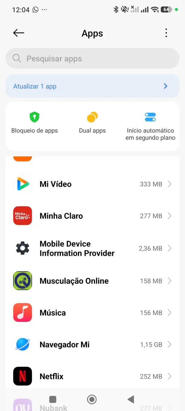 Lista de apps com Musculação Online
